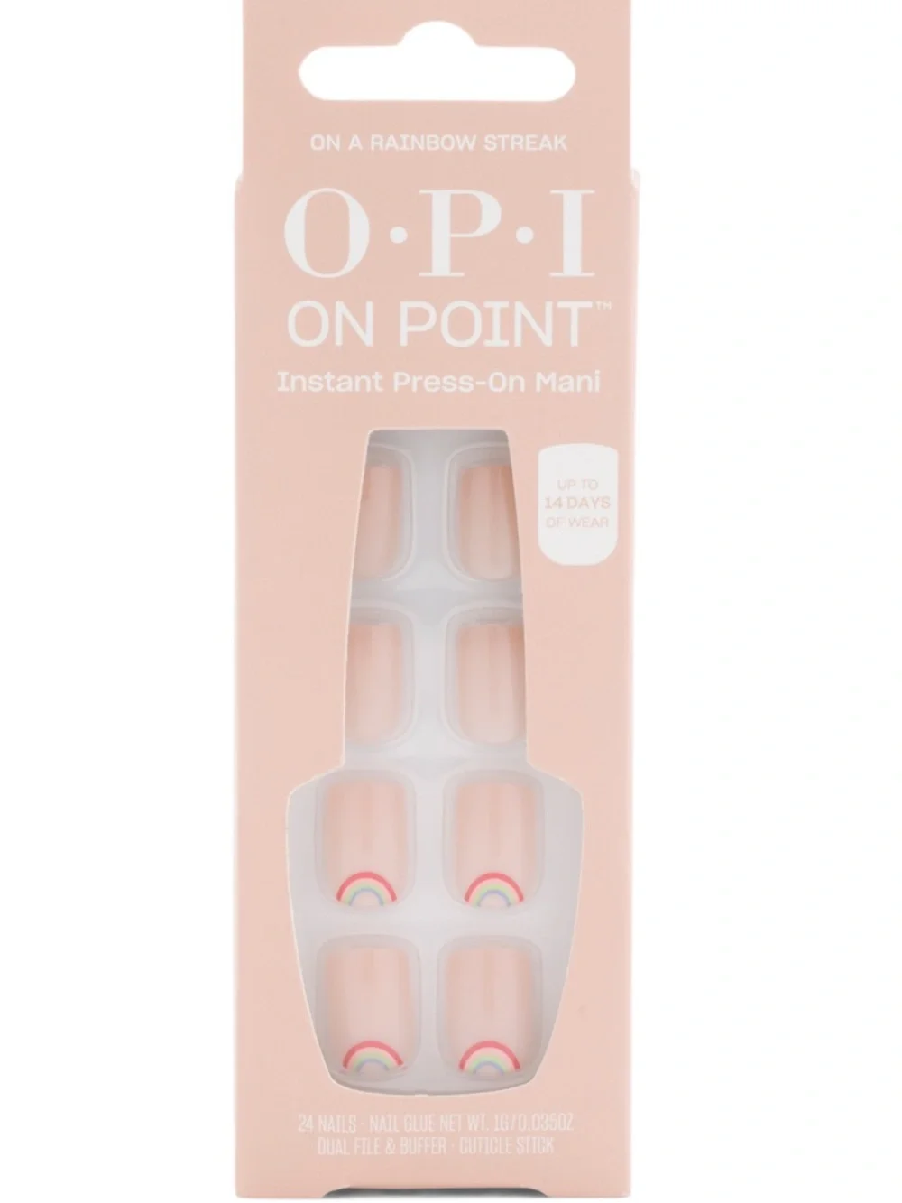 OPI 2-24 Packs On Point Instant Press-On Mani
